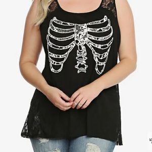 TORRID-Skeleton Lace Tank
